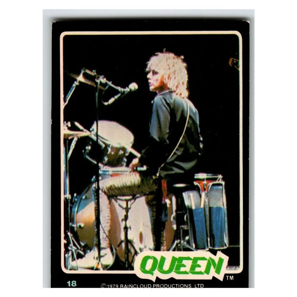 Queen Roger Taylor 1979 Queen Raincloud Productions Ltd #18 Rock Stars Series
